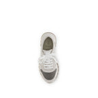 Gray Calf Leather Bos Taurus Athletic Sneakers