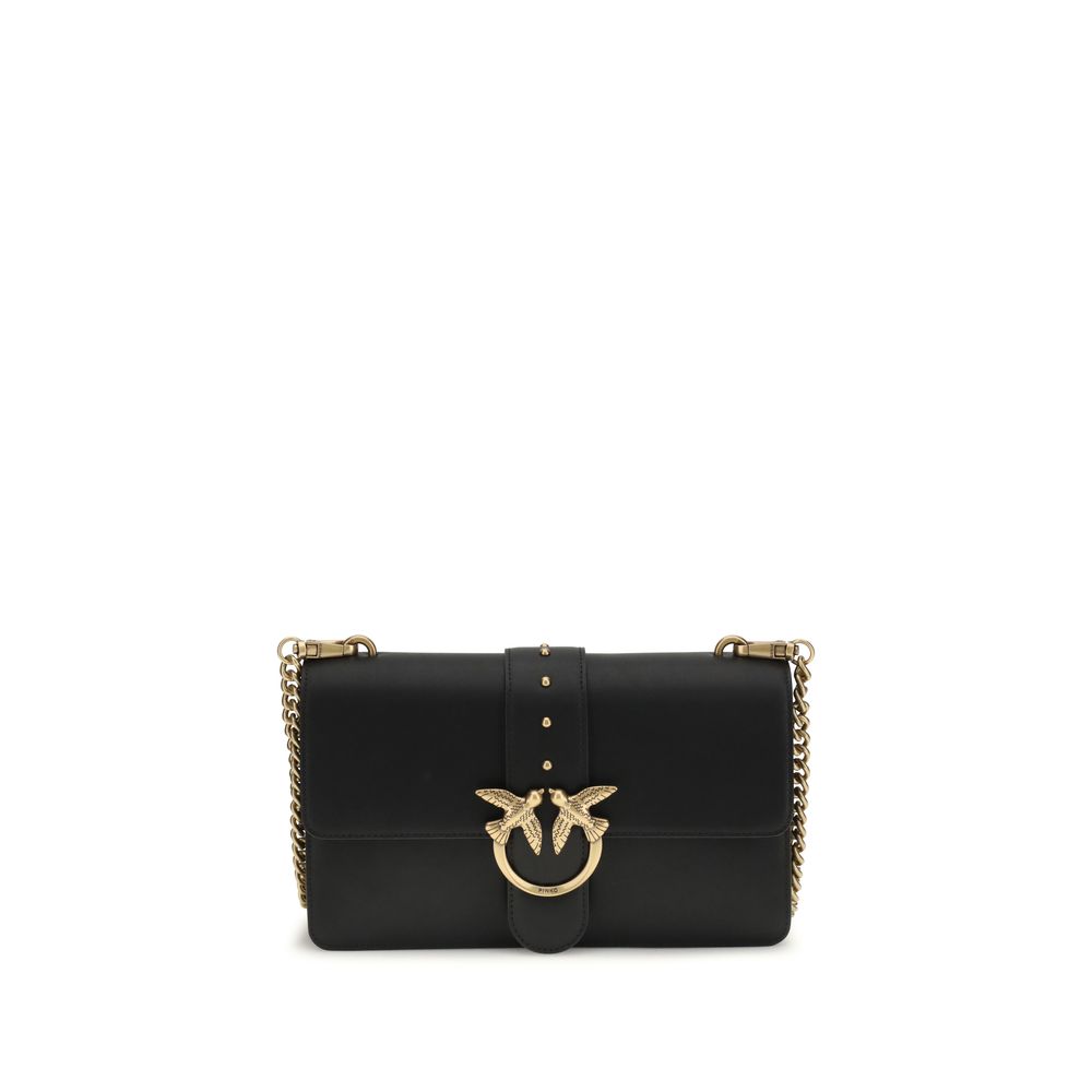 Black Calf Leather Bos Taurus Shoulder Bag