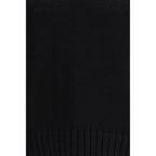 Black Cotton Sweatshirt