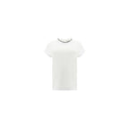 White Elastane T-Shirt
