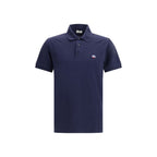 Blue Cotton Polo Shirt