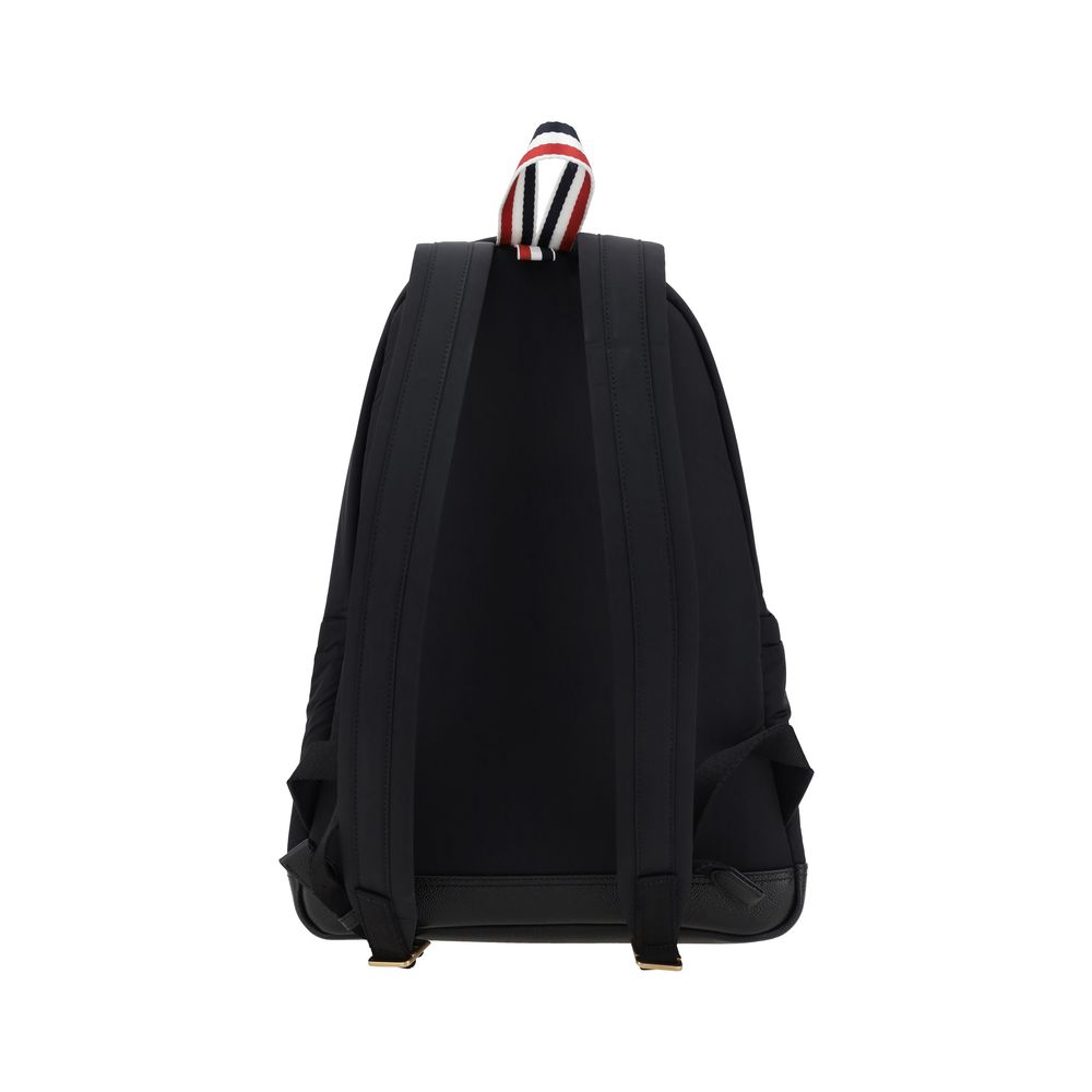 Black Polyester Backpack