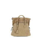 Beige Calf Leather Bos Taurus Shoulder Bag
