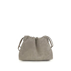 Gray Calf Leather Bos Taurus Clutch Bag