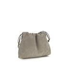 Gray Calf Leather Bos Taurus Clutch Bag