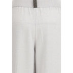 Gray Wool Oves Aries Casual Pants