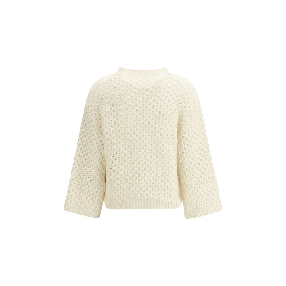 Beige Wool Sweatshirt