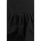 Black Polyester Casual Dress