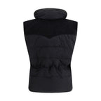 Black Polyamide Sleeveless Jacket