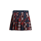 Multicolor Wool Mini Skirt