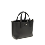 Sac à bandoulière en cuir de veau noir Bos Taurus