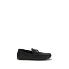 Black Calf Leather Bos Taurus Slip-On Loafers