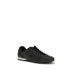 Black Calf Leather Bos Taurus Low Top Sneakers