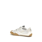 White Polyamide Athletic Sneakers