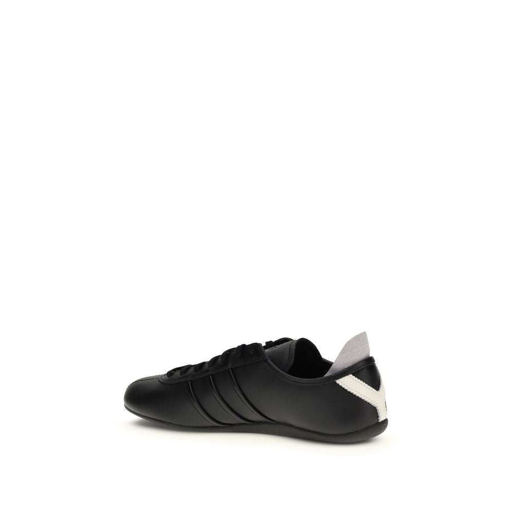 Black Calf Leather Bos Taurus Athletic Sneakers