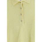 Bicolor Cashmere Polo Shirt