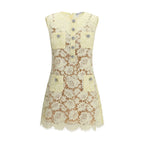 Bicolor Polyamide Casual Dress