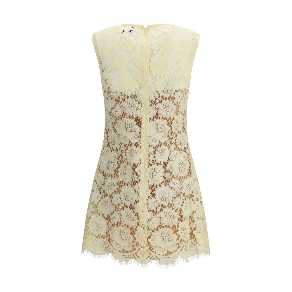 Bicolor Polyamide Casual Dress