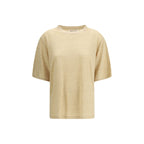 Beige Linen T-Shirt