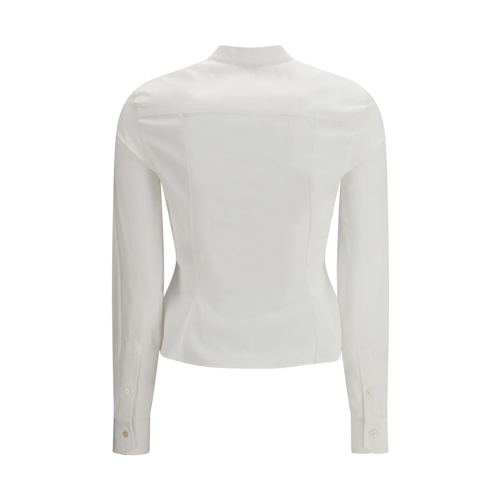 White Cotton Dress Shirt