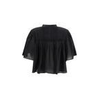 Black Cotton Blouse
