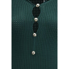 Bicolor Viscose Casual Dress