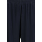Blue Viscose Pants