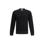 Black Cotton Sweatshirt