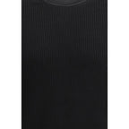 Black Cotton Sweatshirt