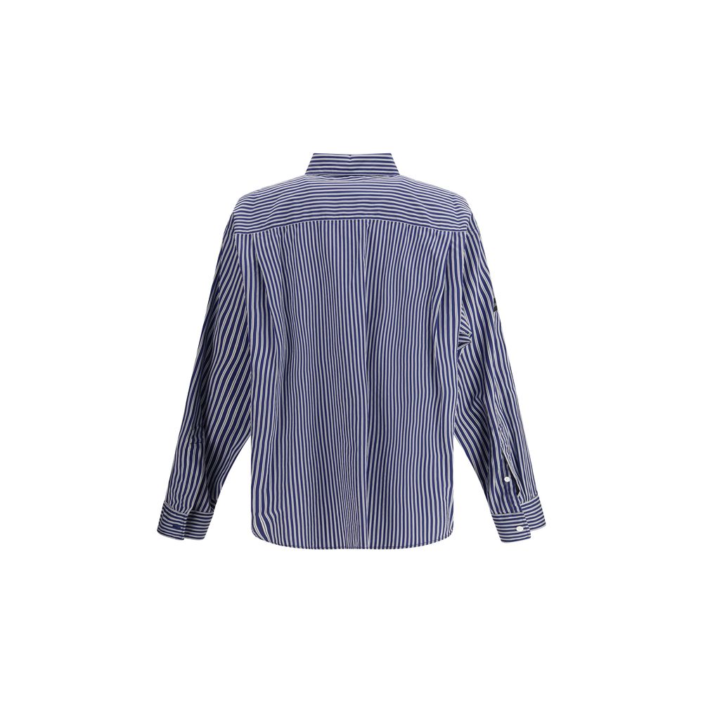 Blue Cotton Pattern Shirt