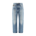 Blue Cotton Jeans Denim
