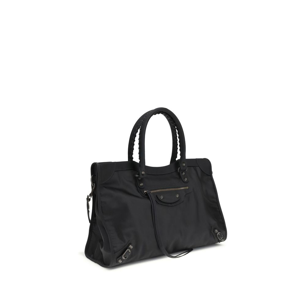 Black Polyamide Handbag