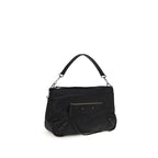 Black Polyamide Shoulder Bag