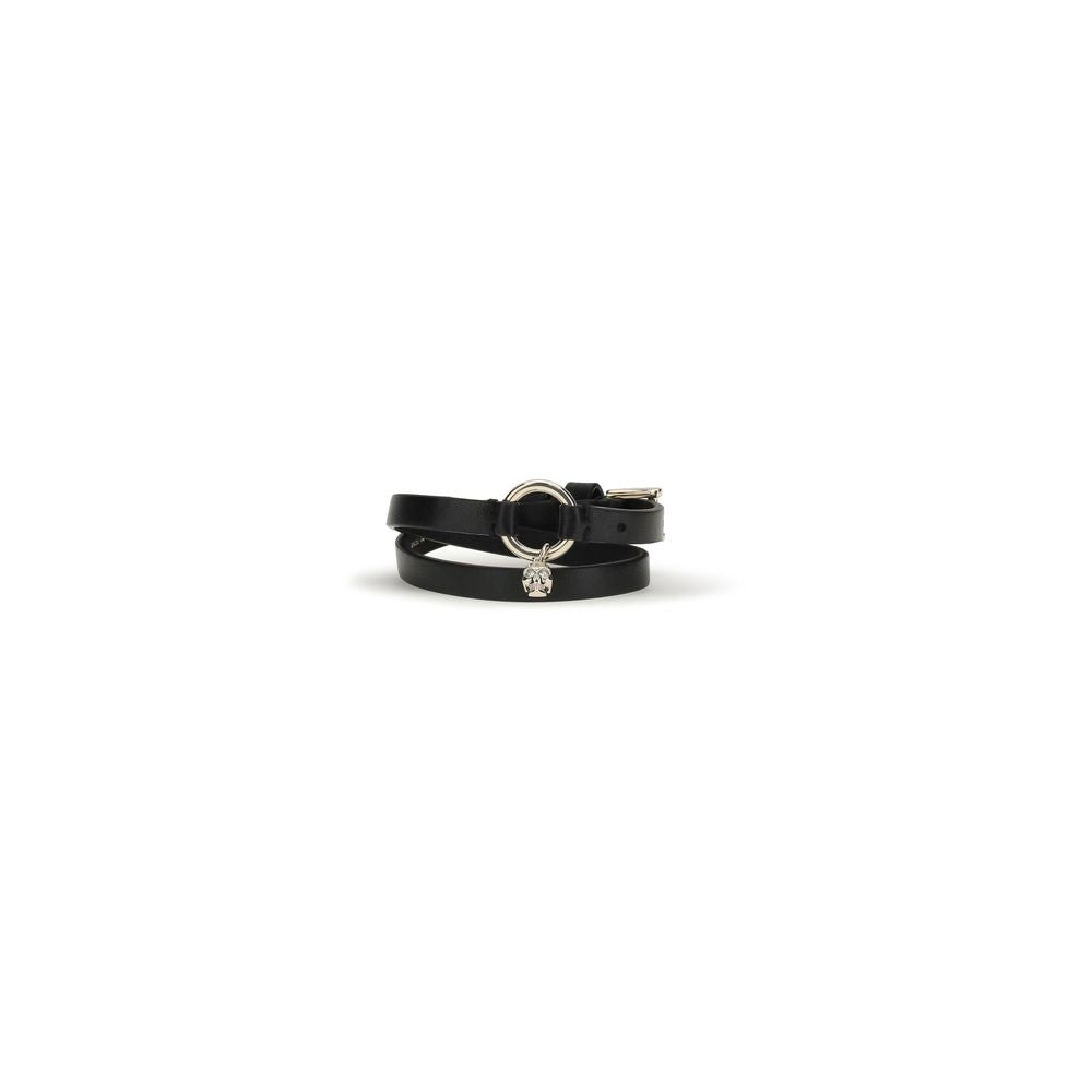 Black Calf Leather Bos Taurus Bracelet