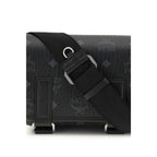 Black Fabric Shoulder Bag