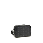 Black Fabric Shoulder Bag