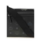 Black Fabric Shoulder Bag