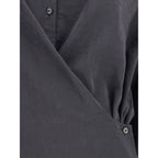 Black Silk Dress Shirt