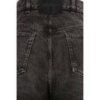 Black Cotton Jeans Denim