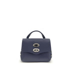 Blue Calf Leather Bos Taurus Shoulder Bag