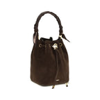 Brown Calf Leather Bos Taurus Backet Bag