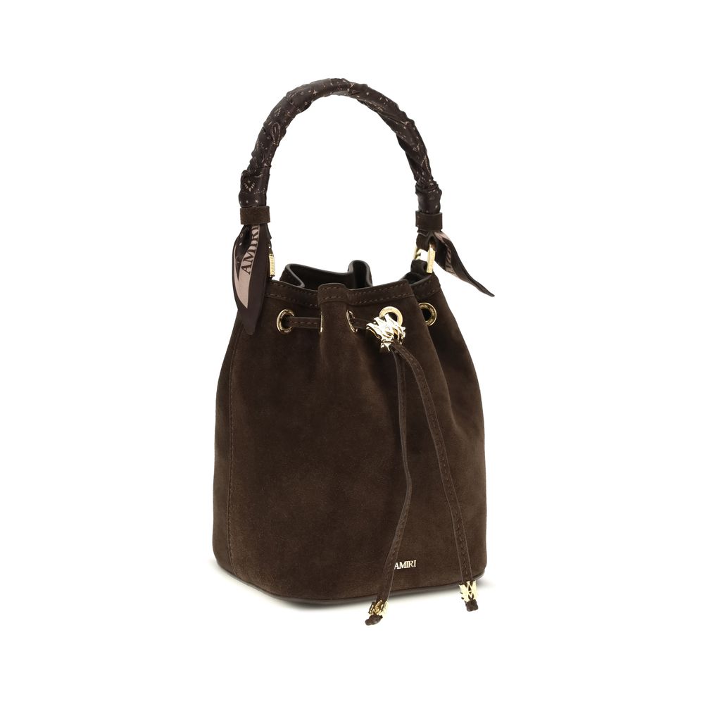 Brown Calf Leather Bos Taurus Backet Bag