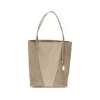 Beige Leather Shoulder Bag