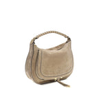 Beige Calf Leather Bos Taurus Shoulder Bag