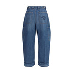 Blue Cotton Jeans Denim