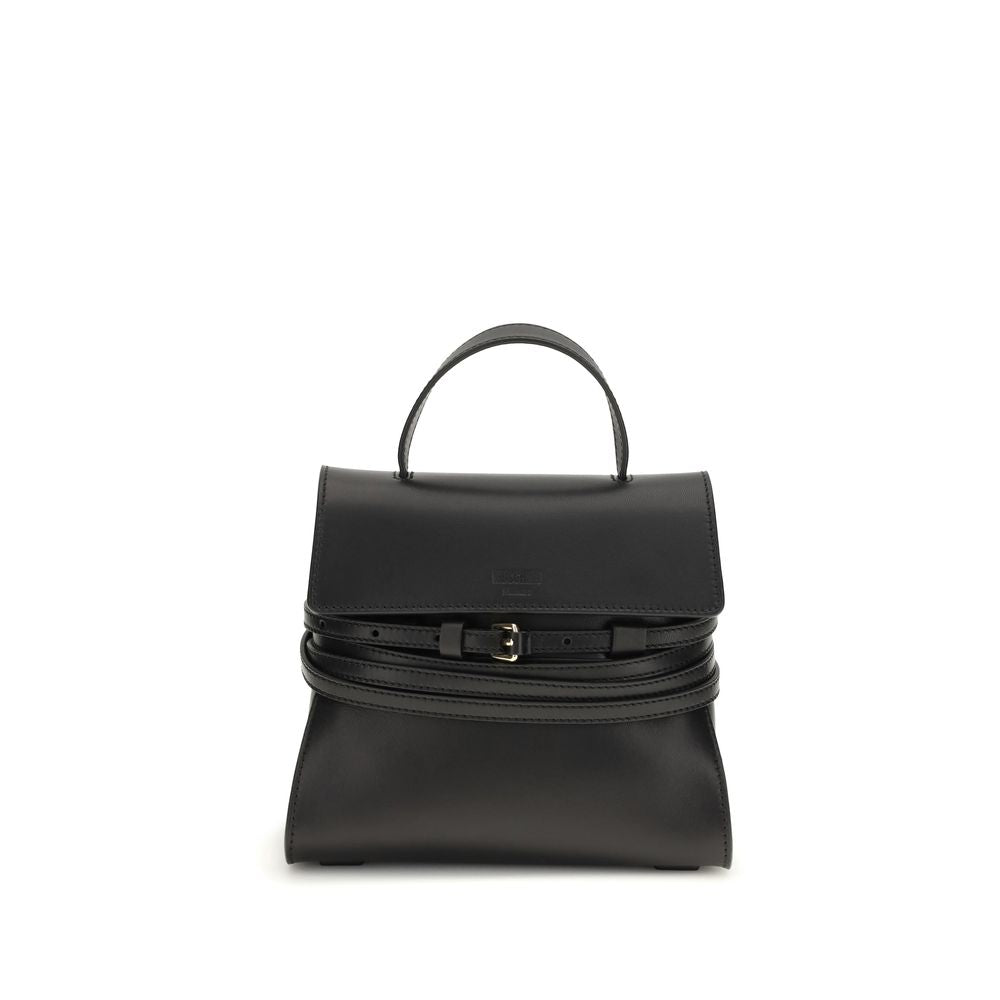 Black Calf Leather Bos Taurus Handbag