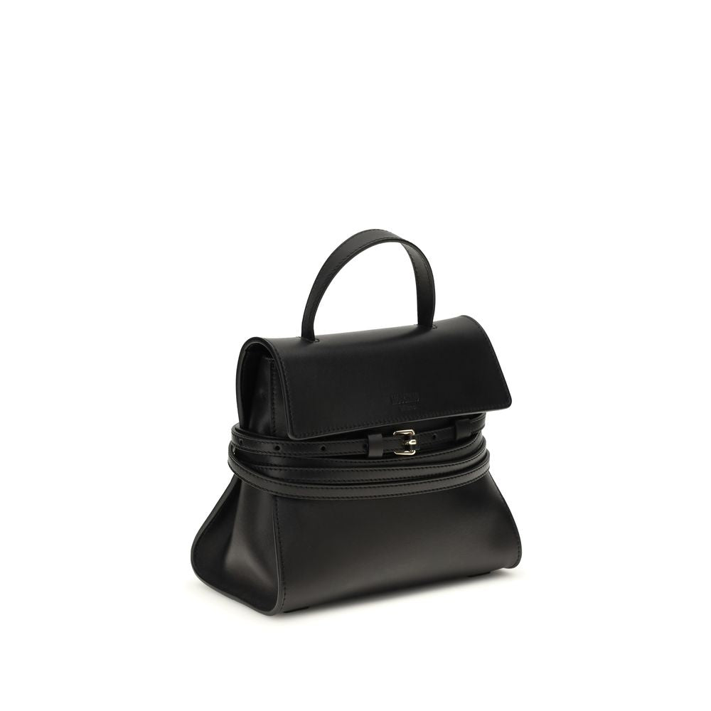 Black Calf Leather Bos Taurus Handbag