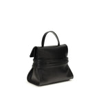 Black Calf Leather Bos Taurus Handbag