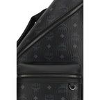 Black Fabric Shoulder Bag