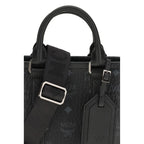 Black Fabric Shoulder Bag
